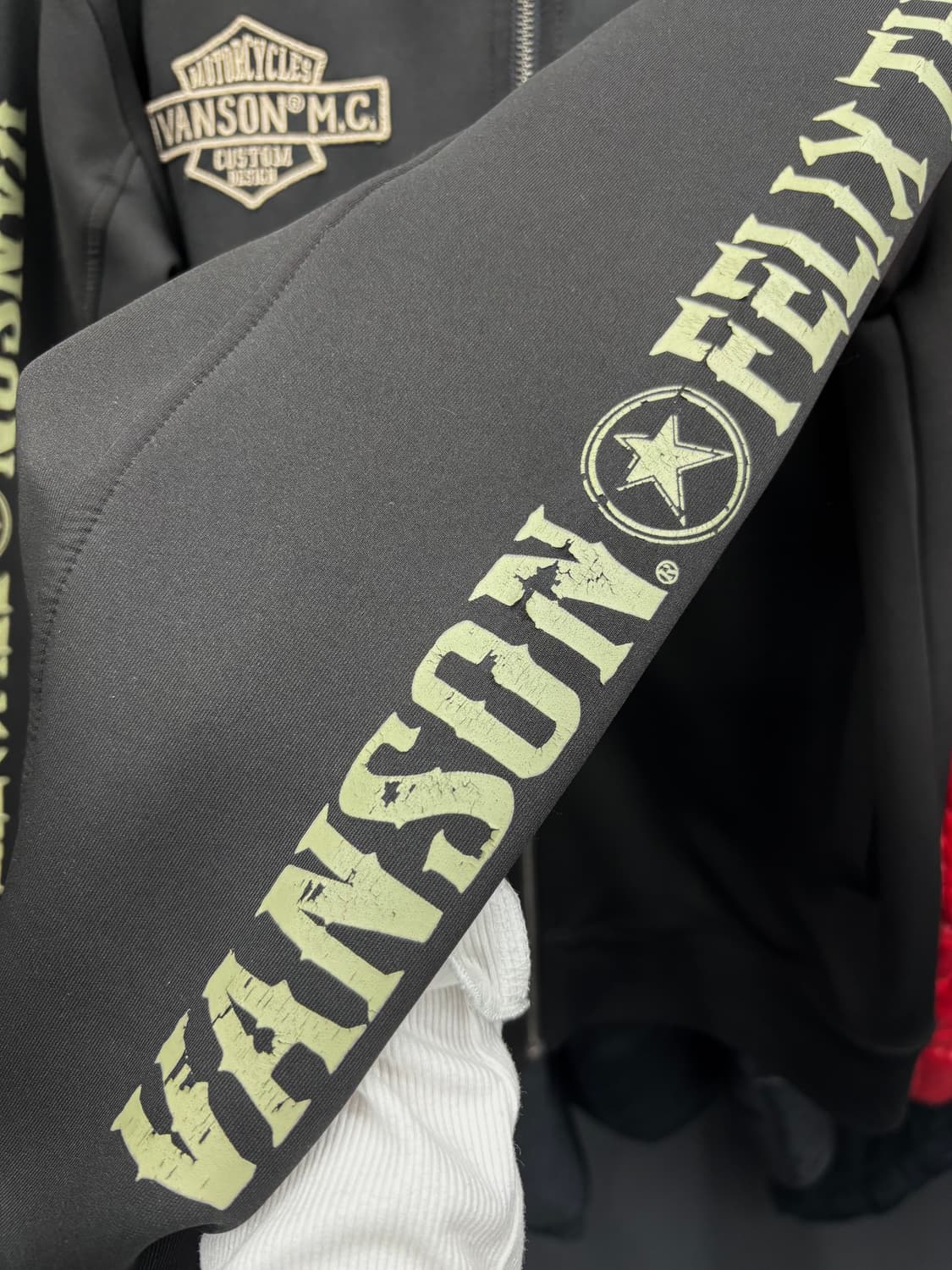 밴슨 레더 펠릭스 하이넥 집업 상품이미지6