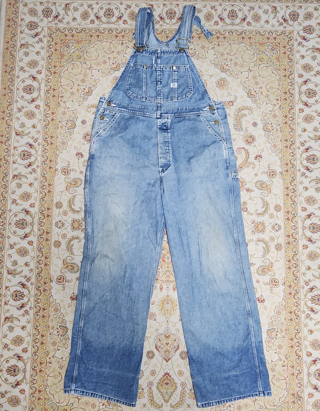 일본) LEE 오버롤 카펜터 빅사이즈 멜빵바지 36 상품이미지2