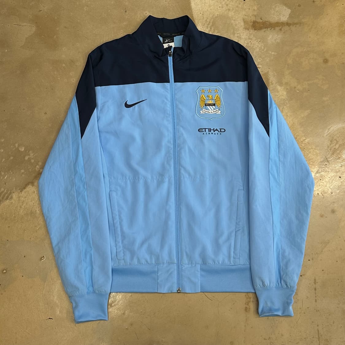 M 나이키 맨체스터 시티 스카이블루 배색 바람막이 상품이미지2
