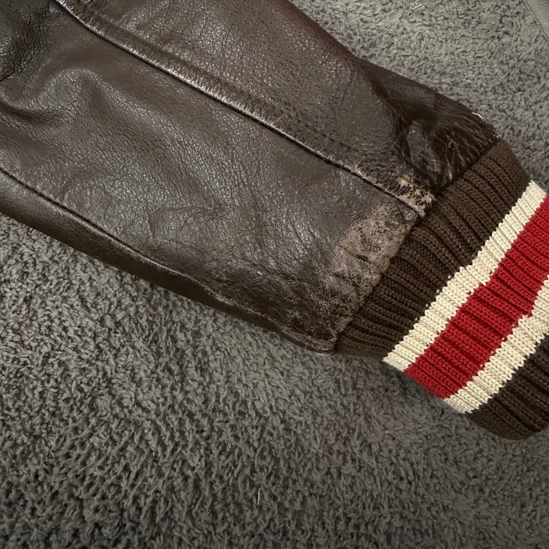 [정품/95] MLB 뉴욕양키즈 레더울바시티 자켓 상품이미지5