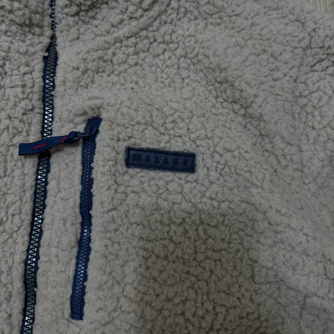 밀레 로고 뽀글이 후리스 자켓 M/95  상품이미지3