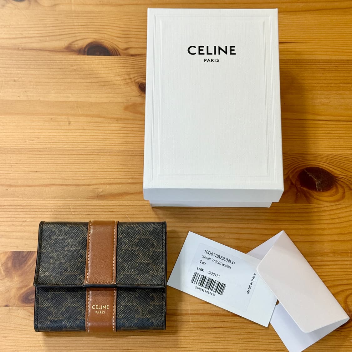 셀린느 정품 트리오페 트리폴드 여성 반지갑 상품이미지1