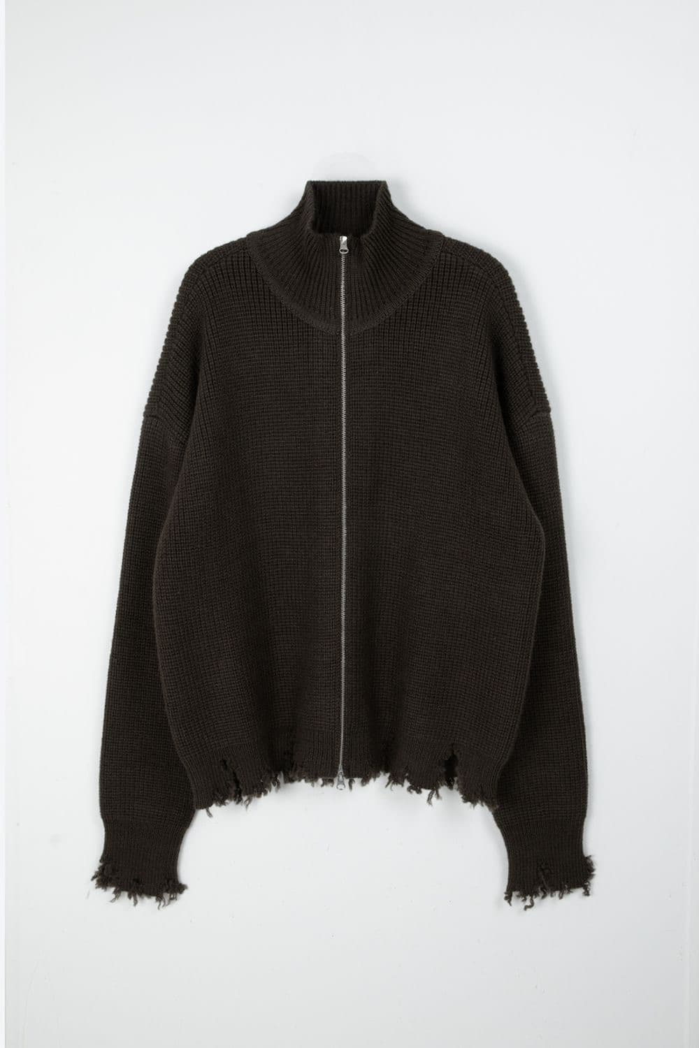 서피스에디션 디스트로이드 집업 니트 가디건 M 상품이미지4