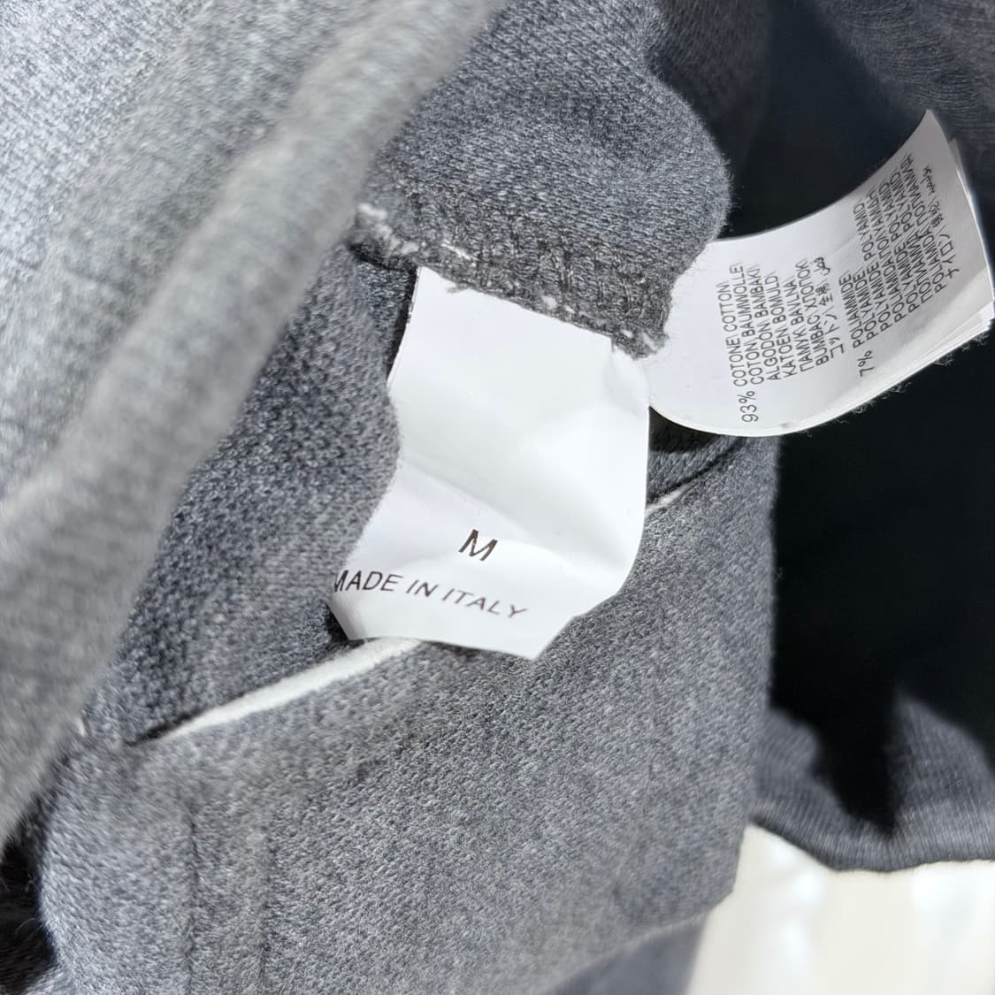 (A+/M) / 브루넬로 쿠치넬리 코튼 치노 트라우저 그레이 트레이닝팬츠 상품이미지7