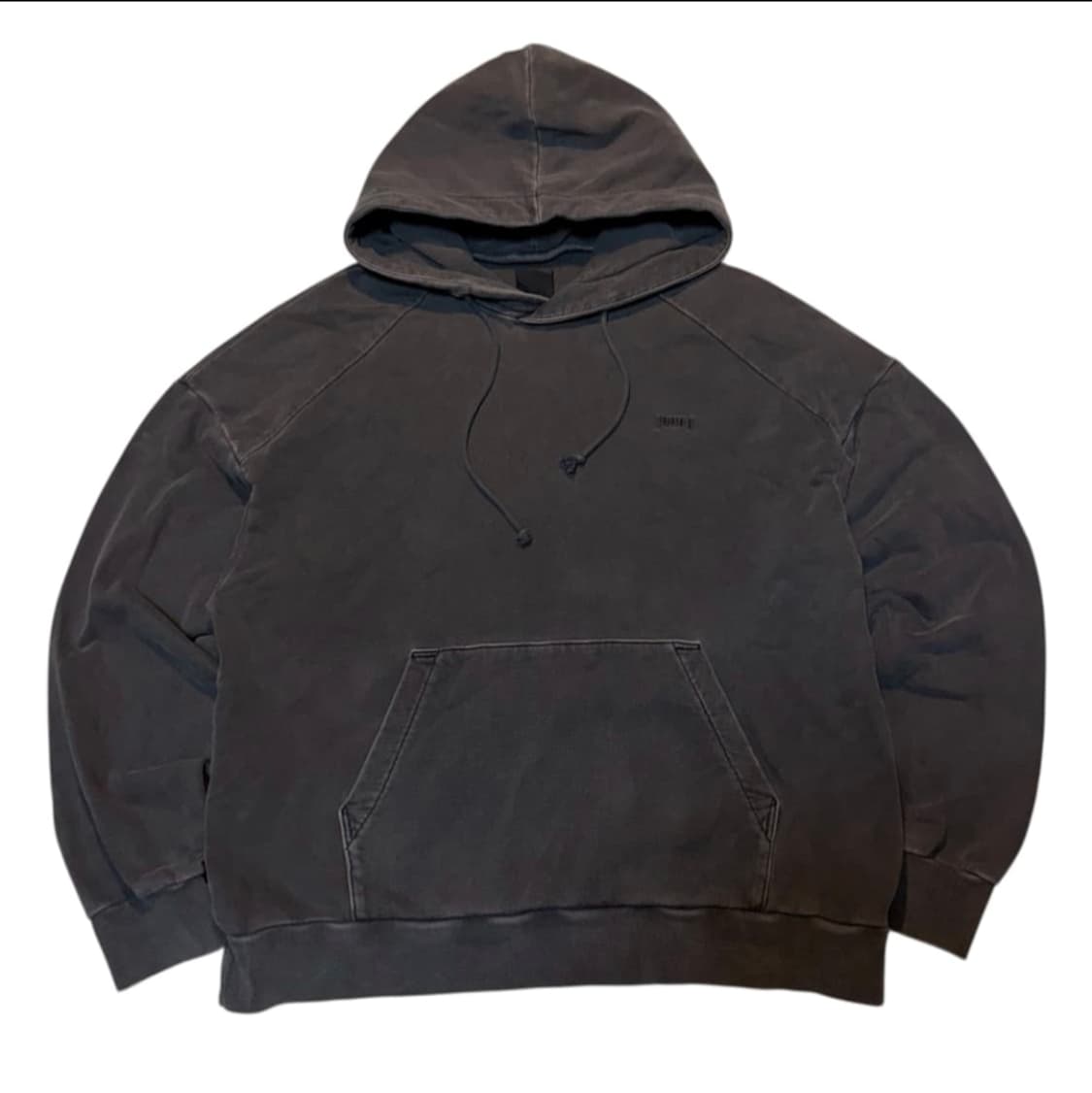 준지 21FW 가먼트 다잉 피그먼트 후드티 상품이미지1