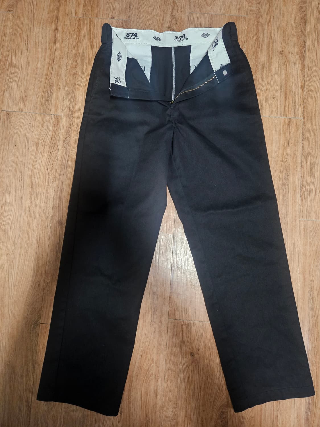 디키즈 팬츠 874  더블니 워크팬츠 블랙 상품이미지1