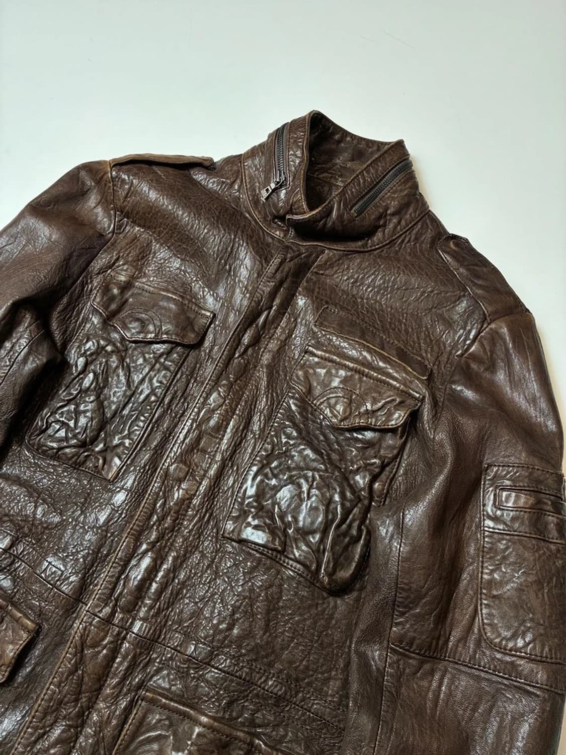 지오송지오 유틸리티 양가죽 자켓 PN8538 상품이미지2