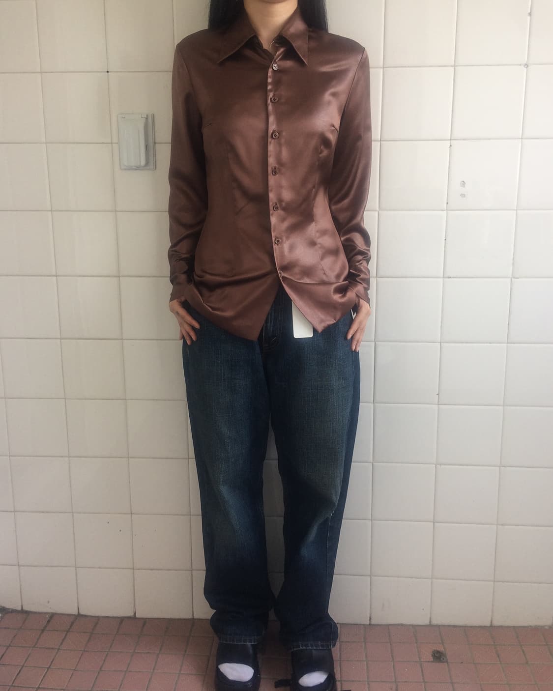 Glossy shirt 상품이미지5
