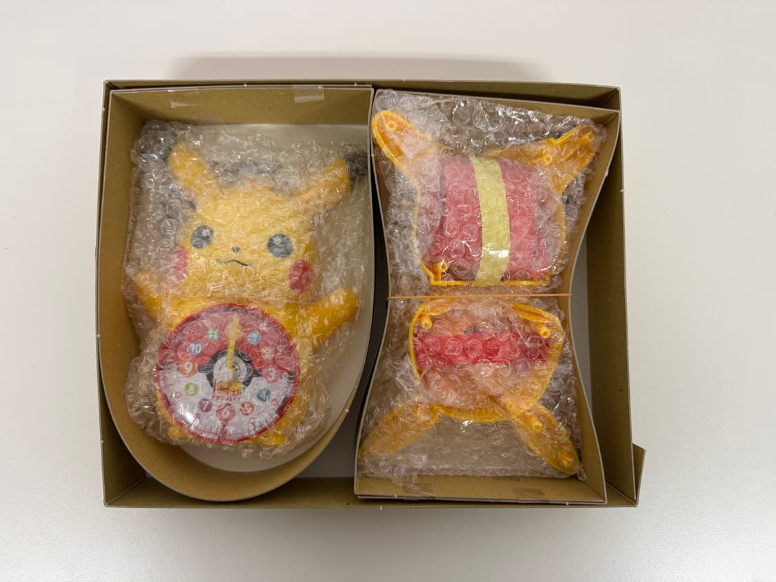 일본 어린이 잡지 100주년 기념호 특별 부록 피카츄 알람시계 상품이미지5