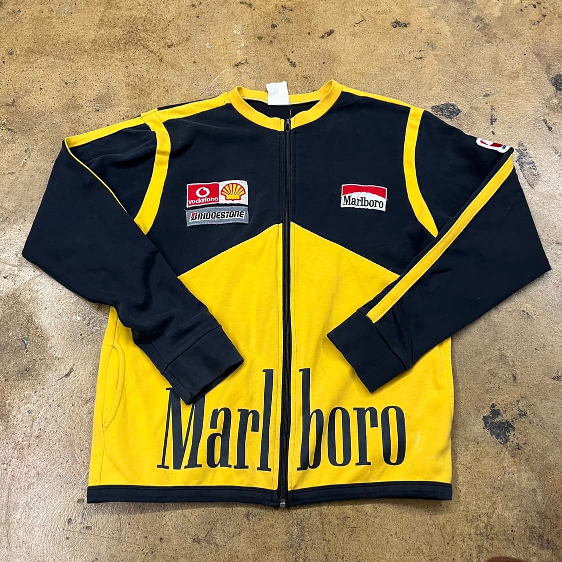 말보로 코튼 면 집업 져지 트랙탑 상품이미지2