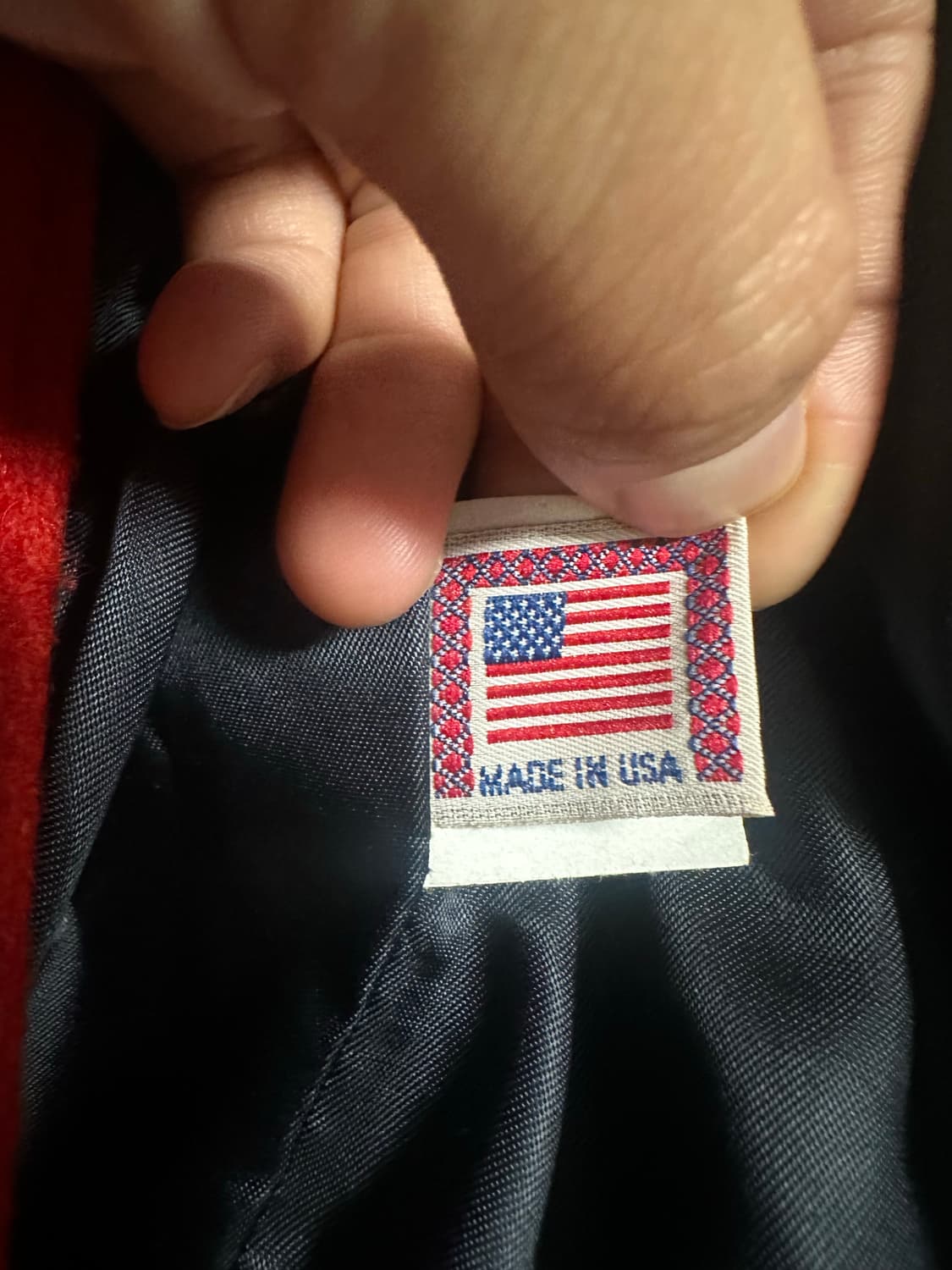 골든베어 바시티 자켓 레드 S 상품이미지7