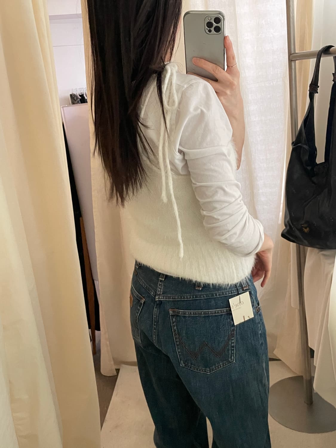 vintage snow fur bustier 상품이미지2