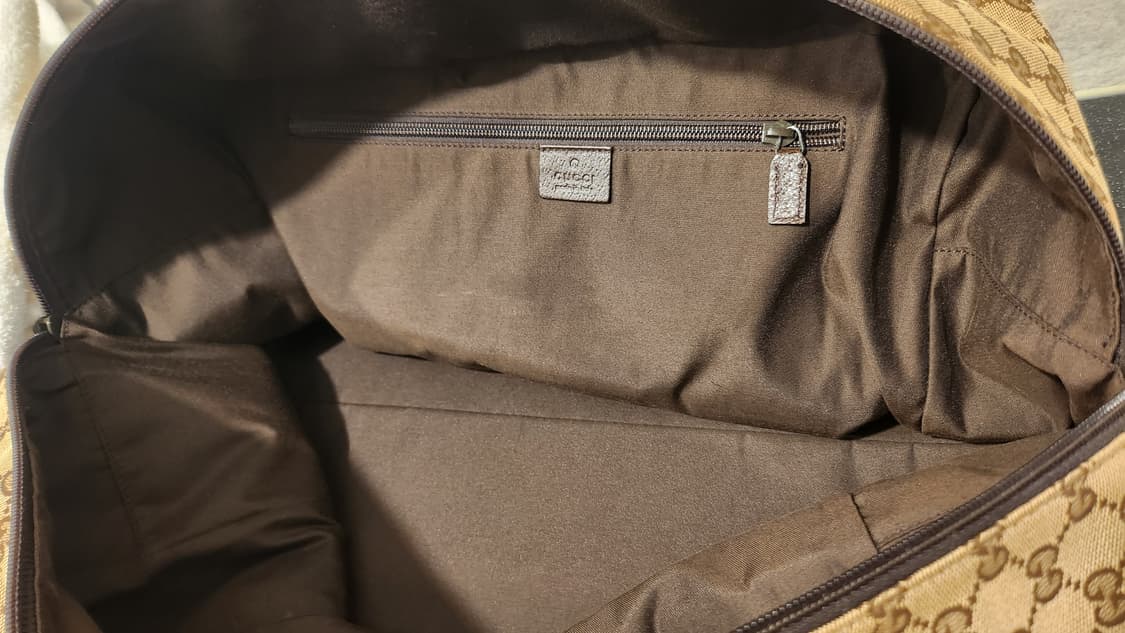 구찌Gucci 자가드 삼선 여행가방 겸 빅 토트백(모델명 상품이미지5