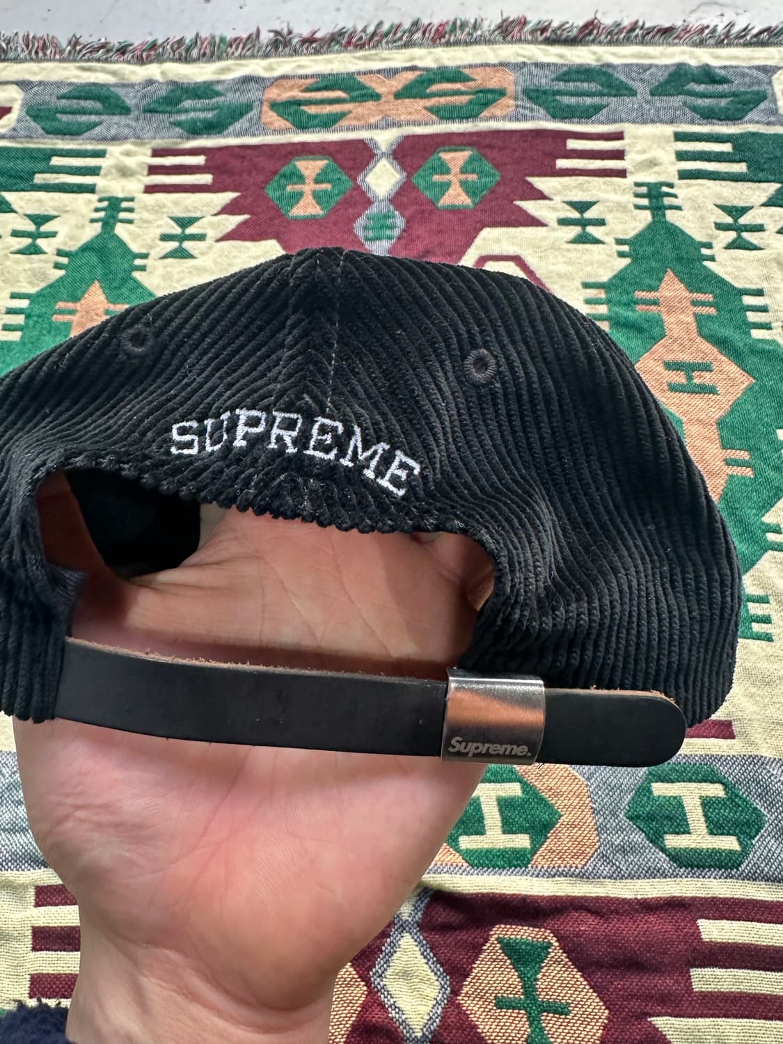 슈프림  s로고 코듀로이 볼캡 상품이미지2