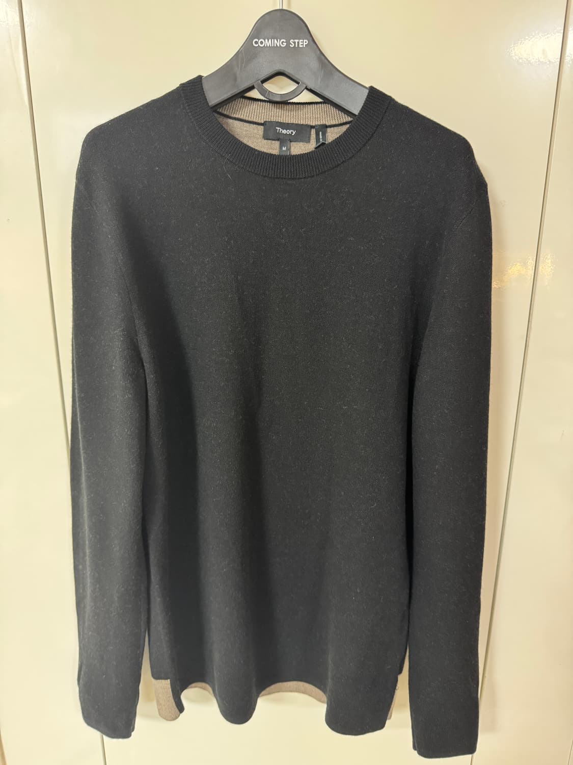 Theory(띠어리) 더블페이스 니트 블랙 M 사이즈 상품이미지1