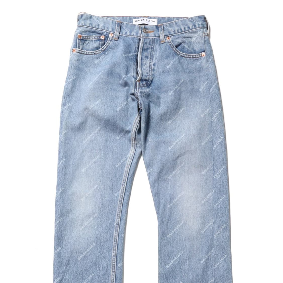 발렌시아가Balenciaga Logo Printed Denim Pants 상품이미지3