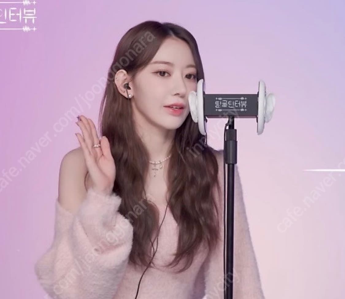 새상품)에트몽 볼레로 니트 셋업 르세라핌 사쿠라 착용 상품이미지1