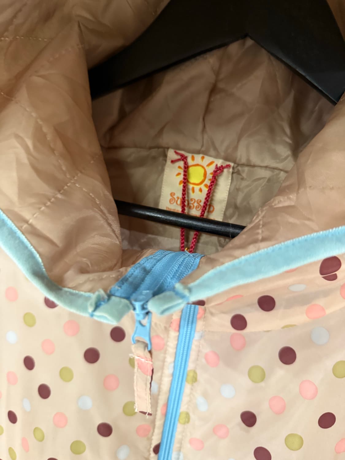 dot pattern pocket hood windbreaker  상품이미지6