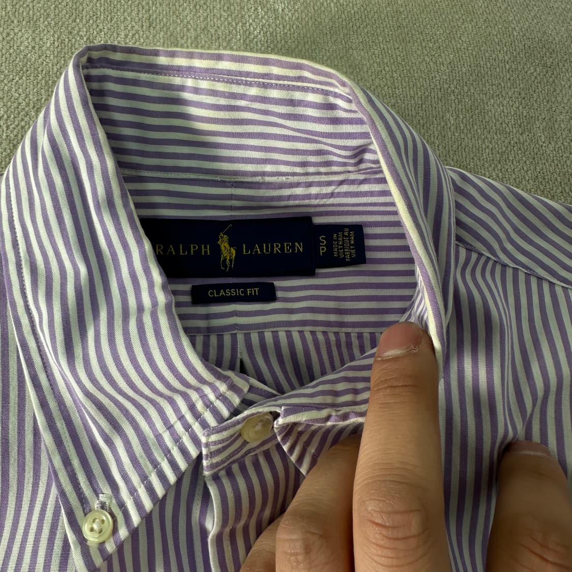 100 폴로랄프로렌 코튼 스트라이프 셔츠  상품이미지2