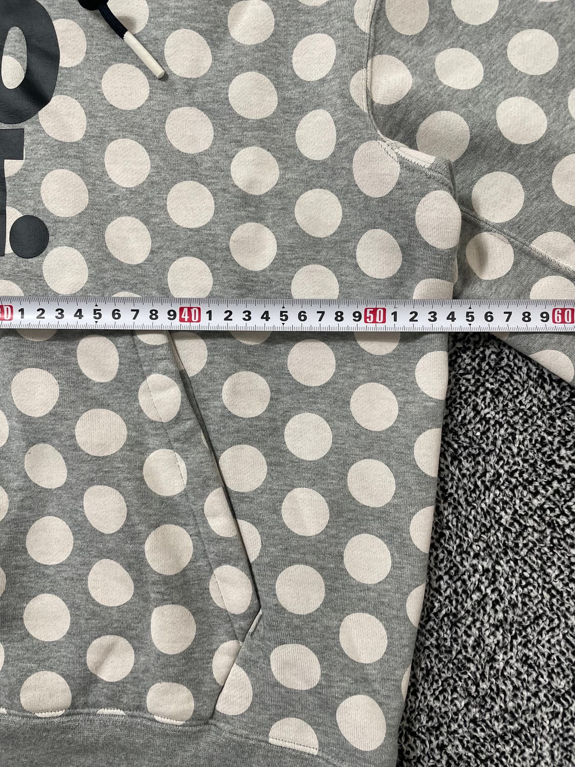 빈티지9. 나이키 NSW 도트 그레이 풀오버 후드티 후디 모리걸 핀터깔 상품이미지4