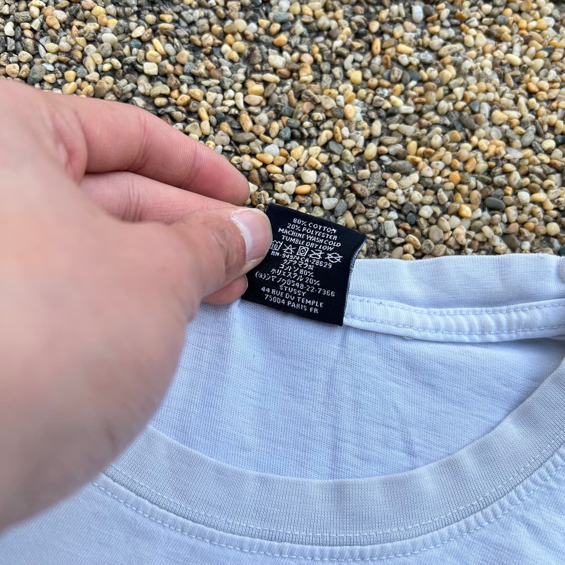 스투시(Stussy) 화이트 로고 반팔티 상품이미지6