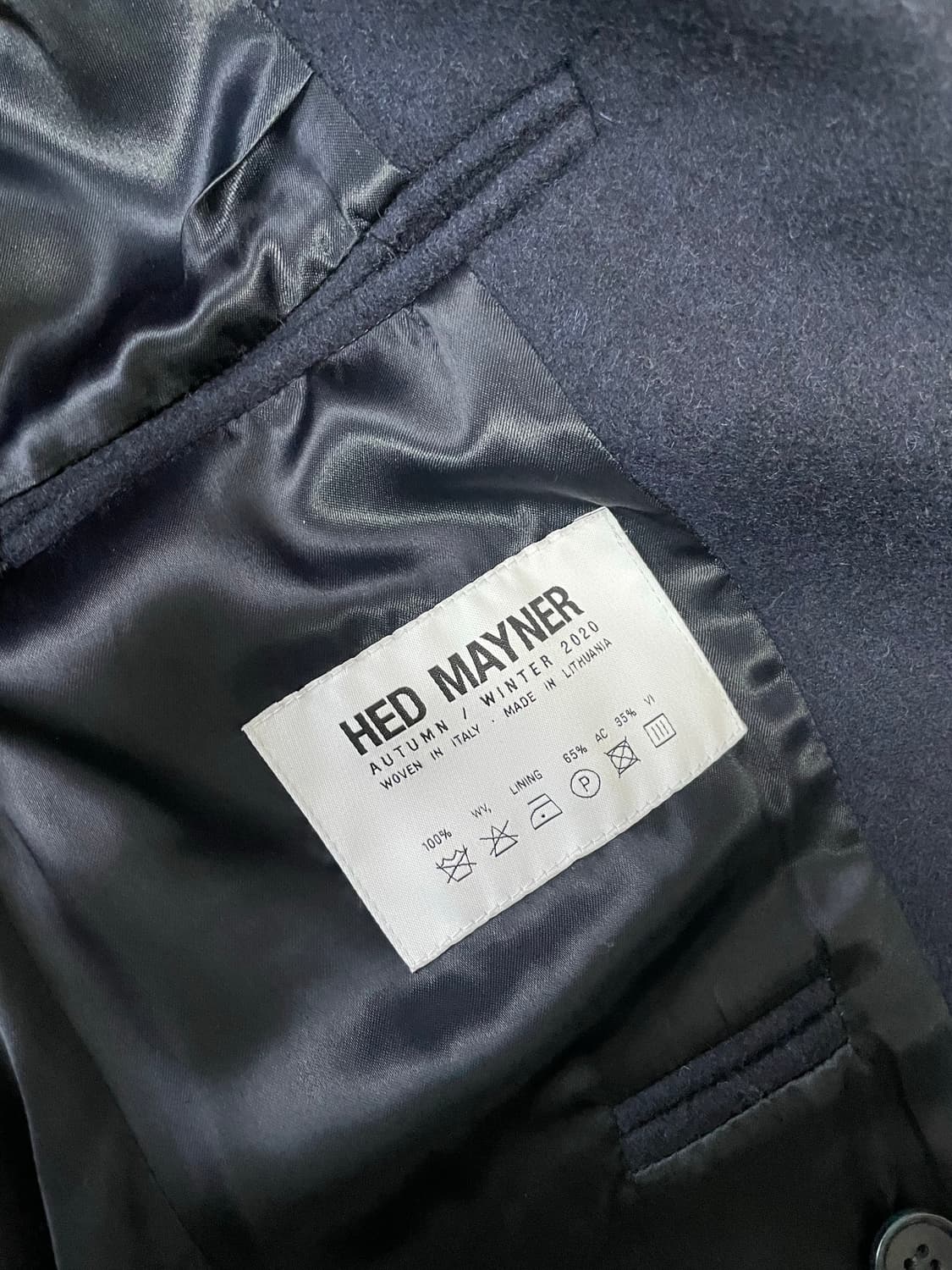 헤드메이너 네이비 코트 상품이미지4