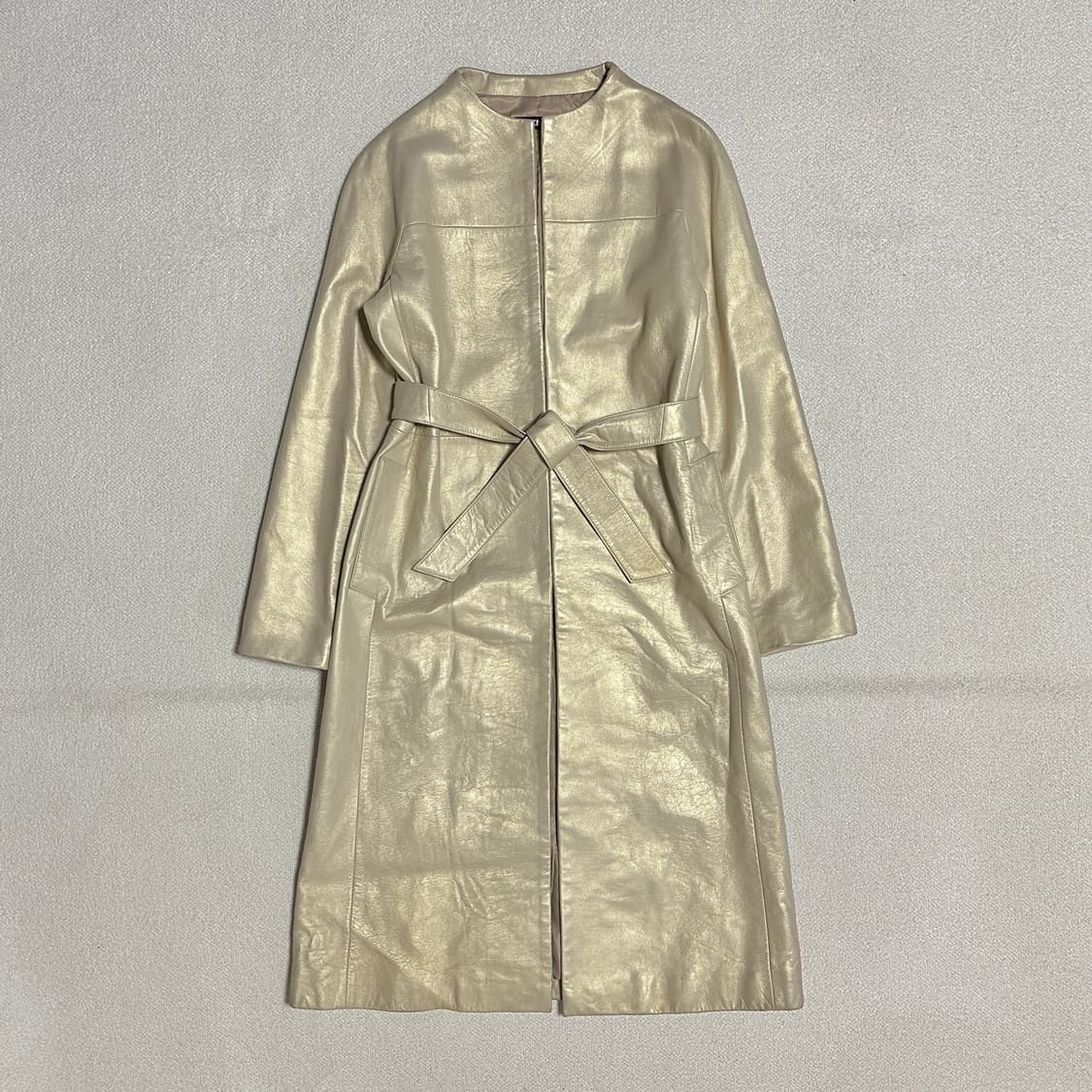 DKNY 양가죽 롱 자켓 상품이미지2