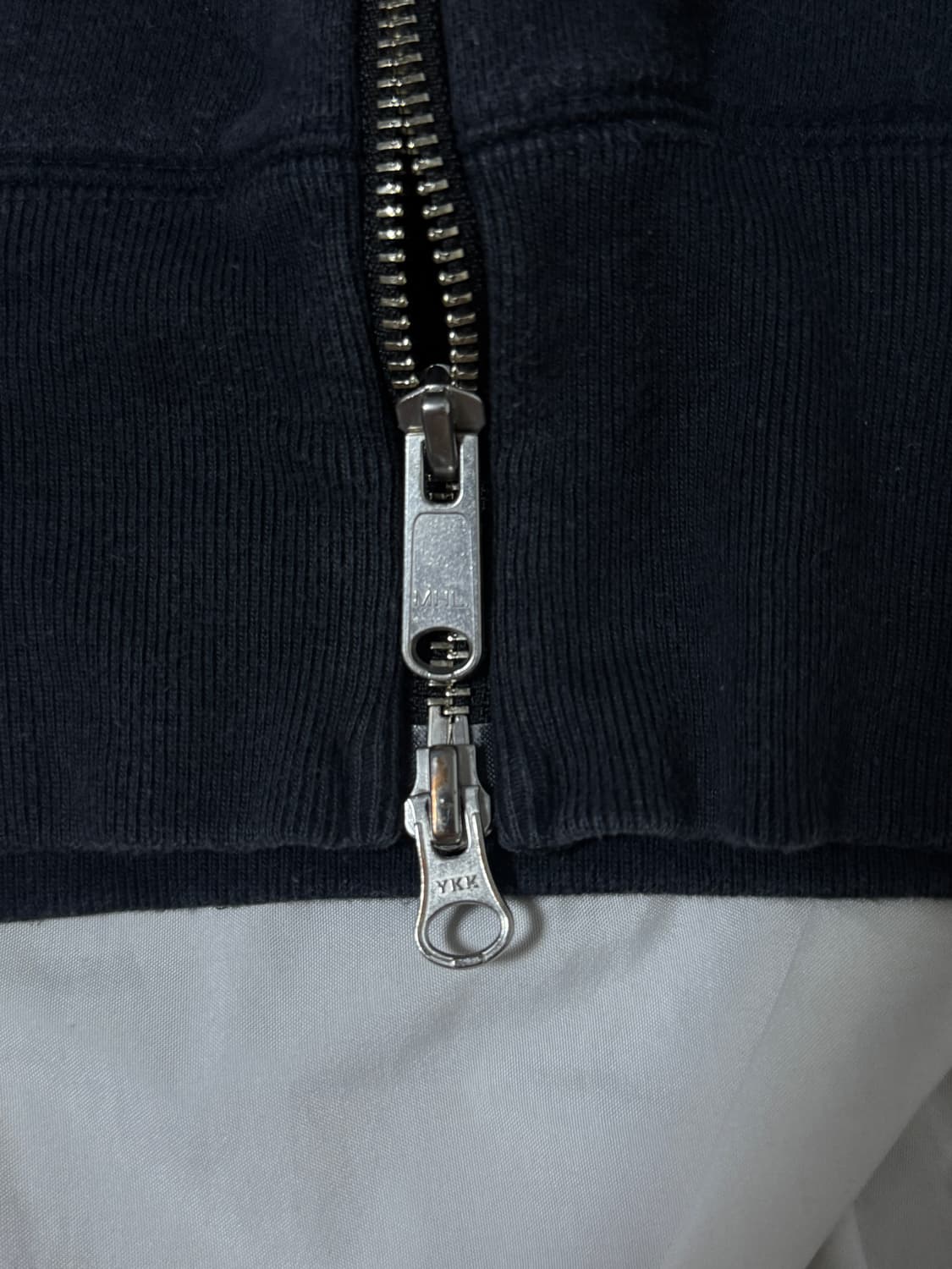 Mhl loopwheeler 스웻 후드집업 상품이미지5