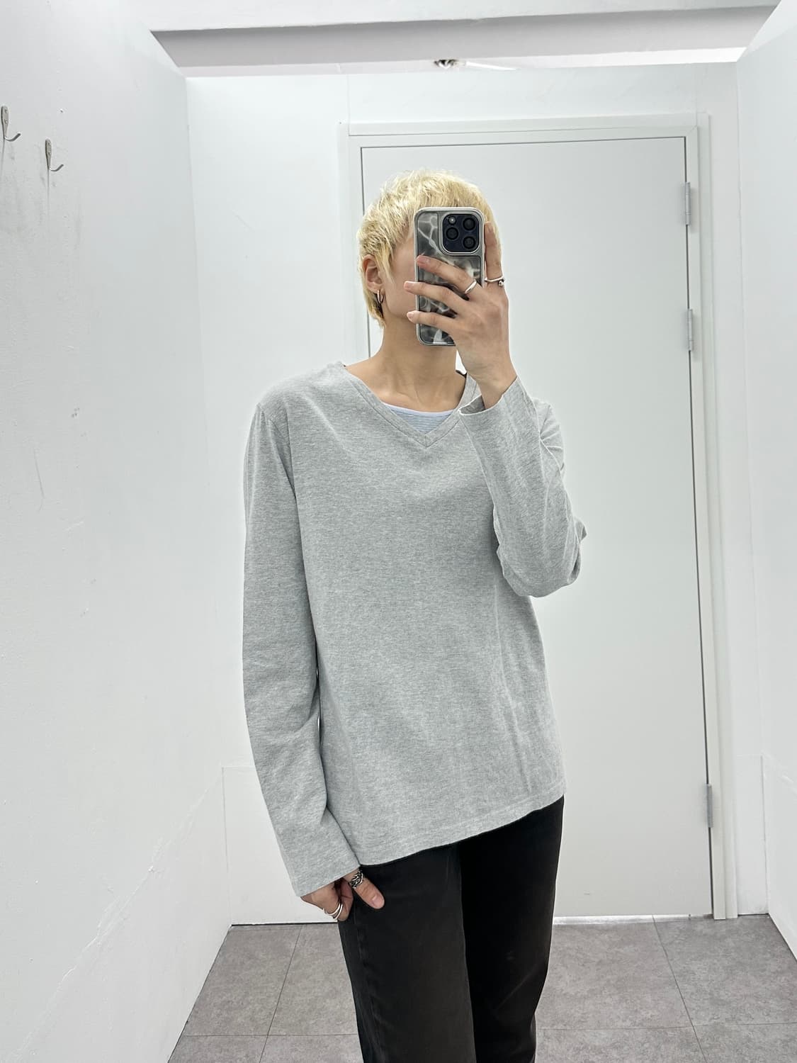 Famock fake layered sleeve  상품이미지2