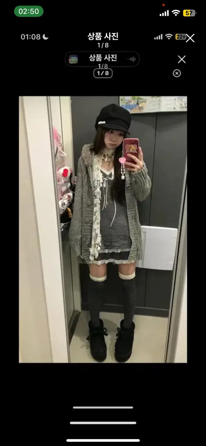 스윙잉서울홍대 빈티지 코디 세트 / 미라이클립 모리 선가든파티 페어리 상품이미지1