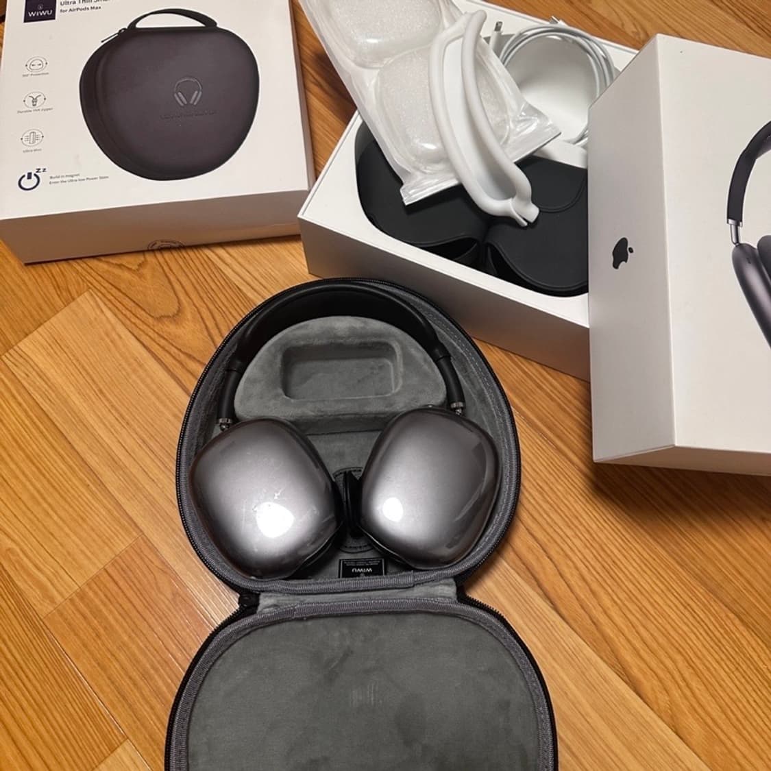 [S급] 에어팟맥스 스페이스그레이 [라이트닝]  상품이미지2