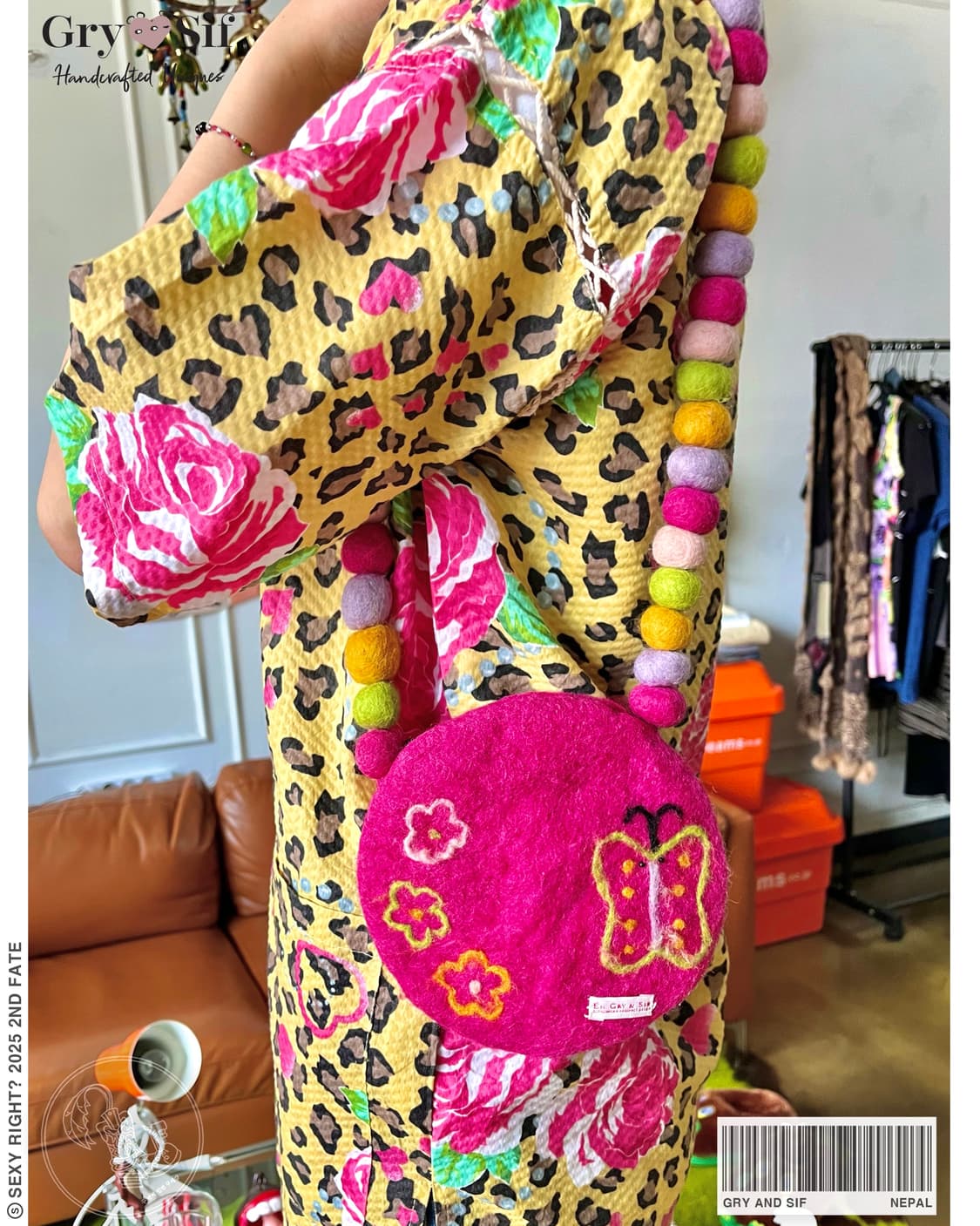 Gry and Sif Nepal Handcraft Knit Bag 상품이미지1