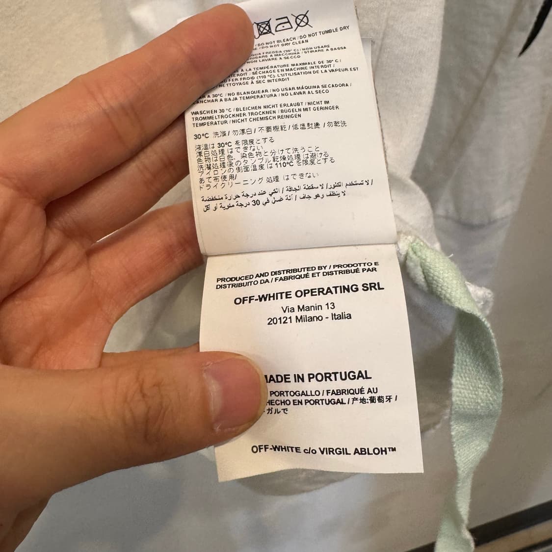 오프화이트 롱슬리브 XS 상품이미지8