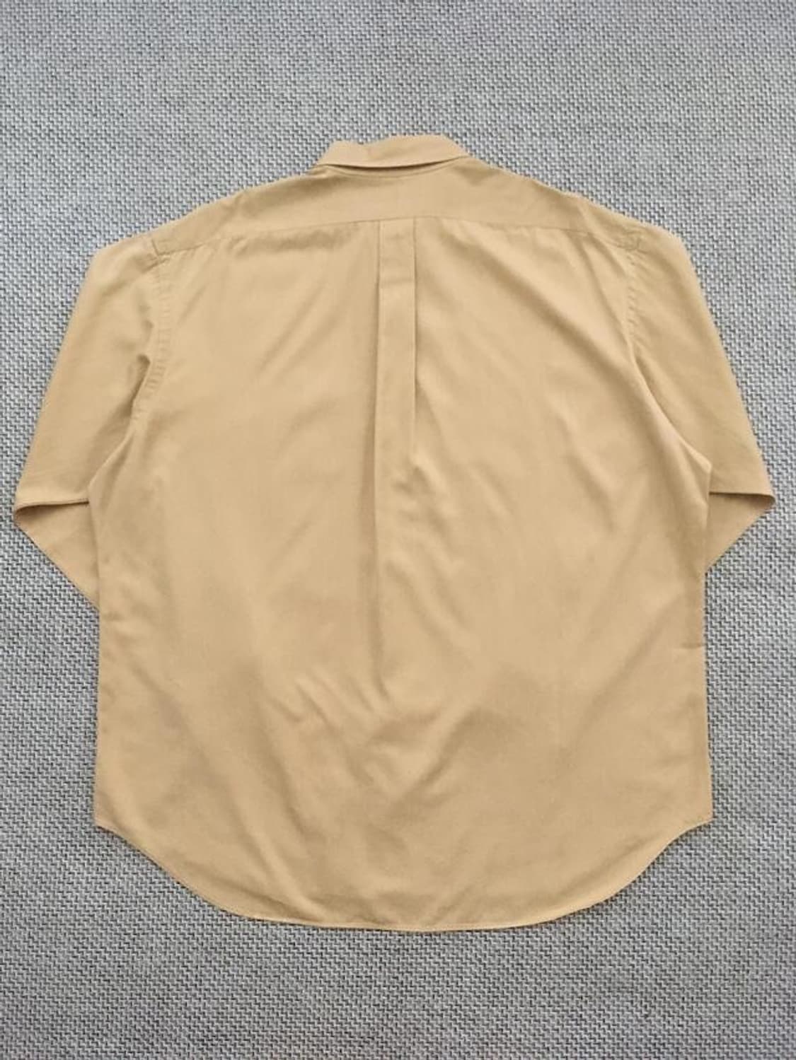 90s Gold-beige silk blended shirts 상품이미지9