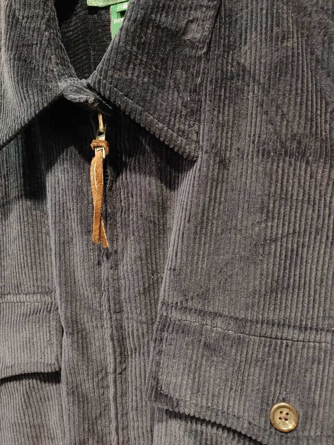 무배) 로렌 랄프로렌 네이비 코듀로이 집업셔츠 - S 상품이미지2