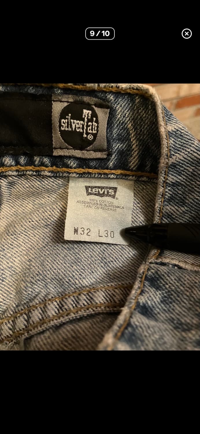 90s Levi’s silvertap baggy denim 상품이미지9
