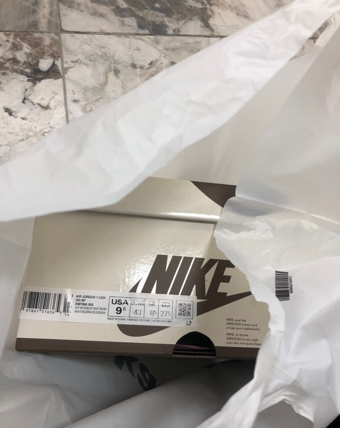 조던 스캇 다크모카 275 새제품 상품이미지2