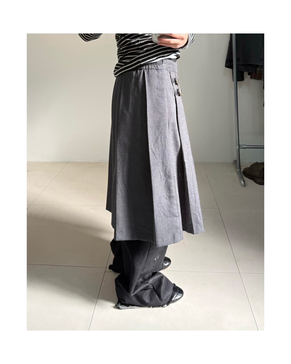 빈티지 미디 스커트 상품이미지5