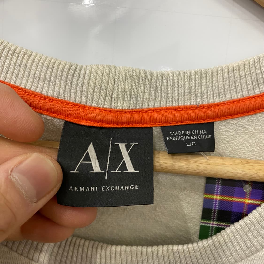 아르마니 익스체인지 빅로고 맨투맨(L) 상품이미지4