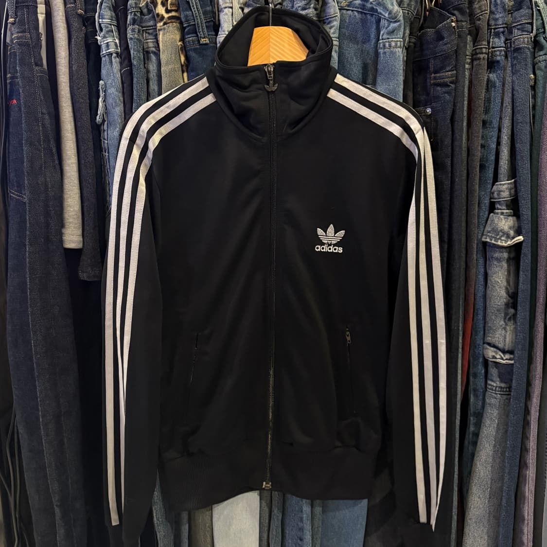 아디다스 파이어버드 우먼스 블랙실버 져지 상품이미지2