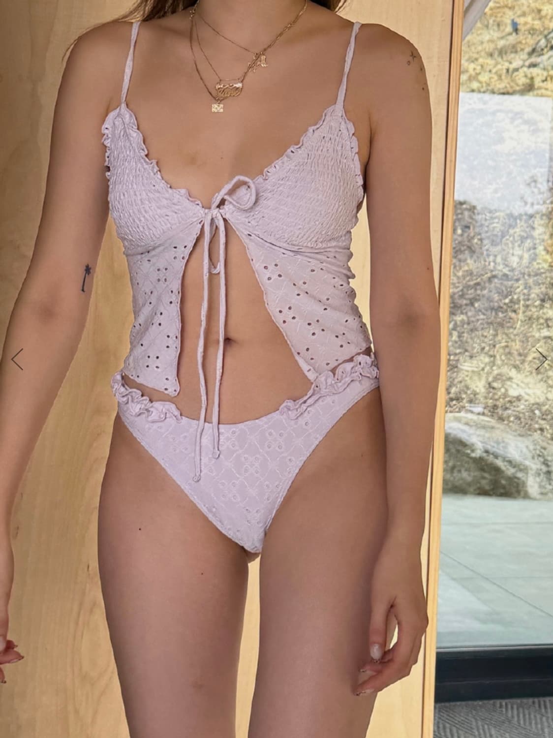 글로니 프릴 비키니 블랙S세트 상품이미지6