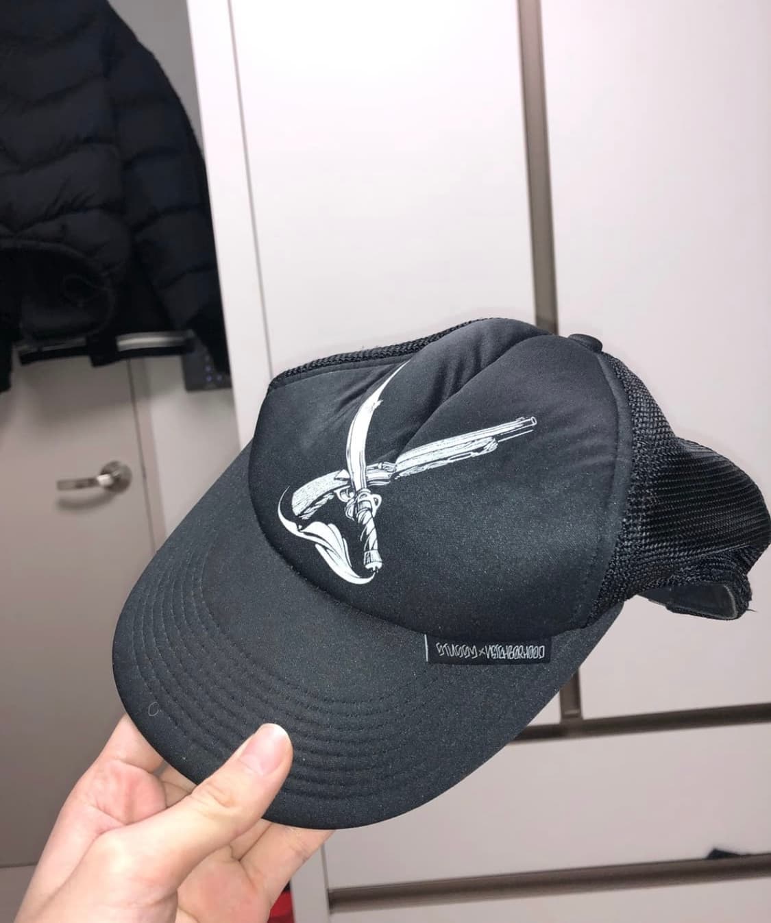 네이버후드 x 스투시 매쉬캡 상품이미지2