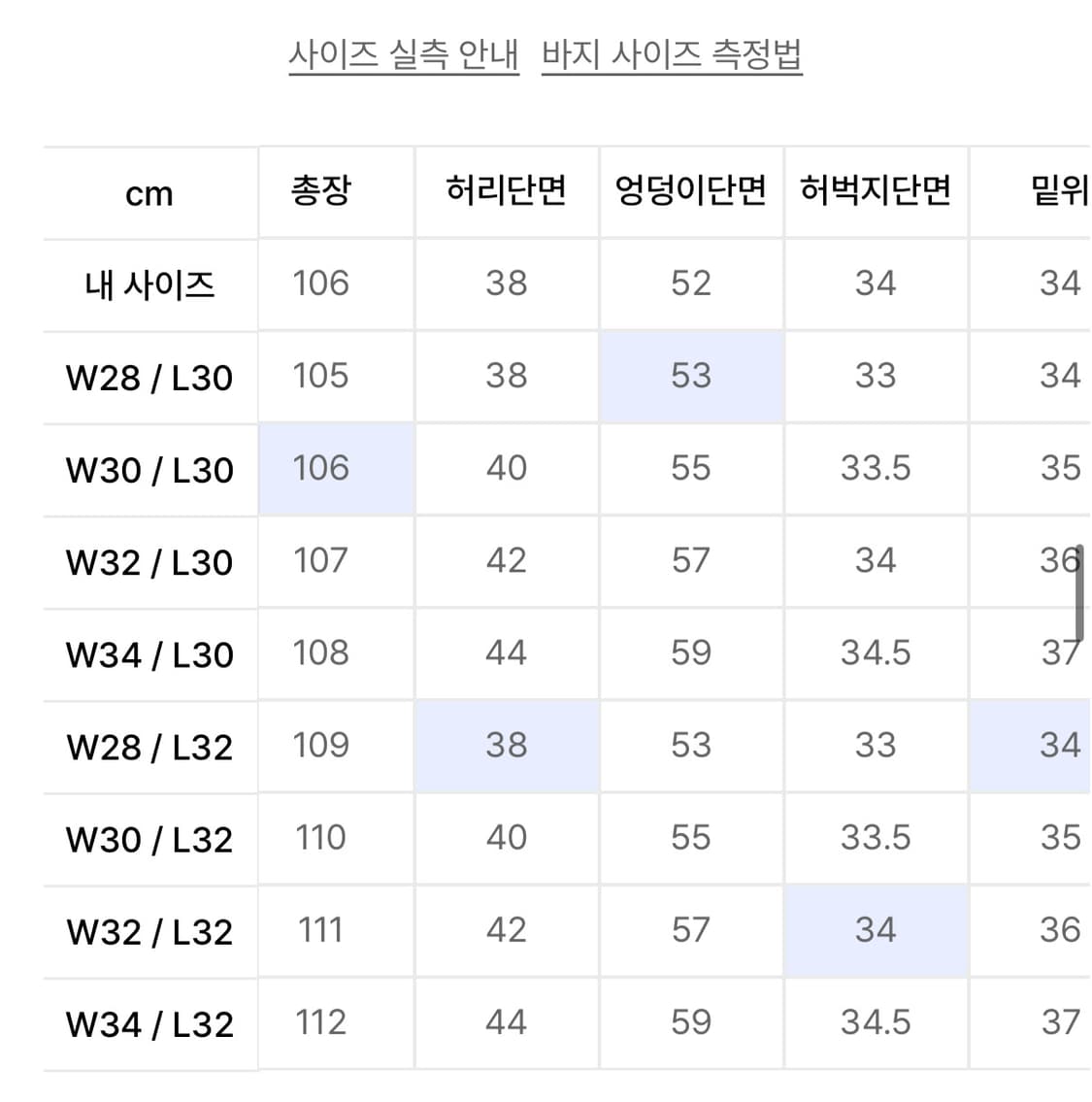 (XS, 28) 벨리에 트루 와이드 데님 팬츠 빈티지 인디고 상품이미지2