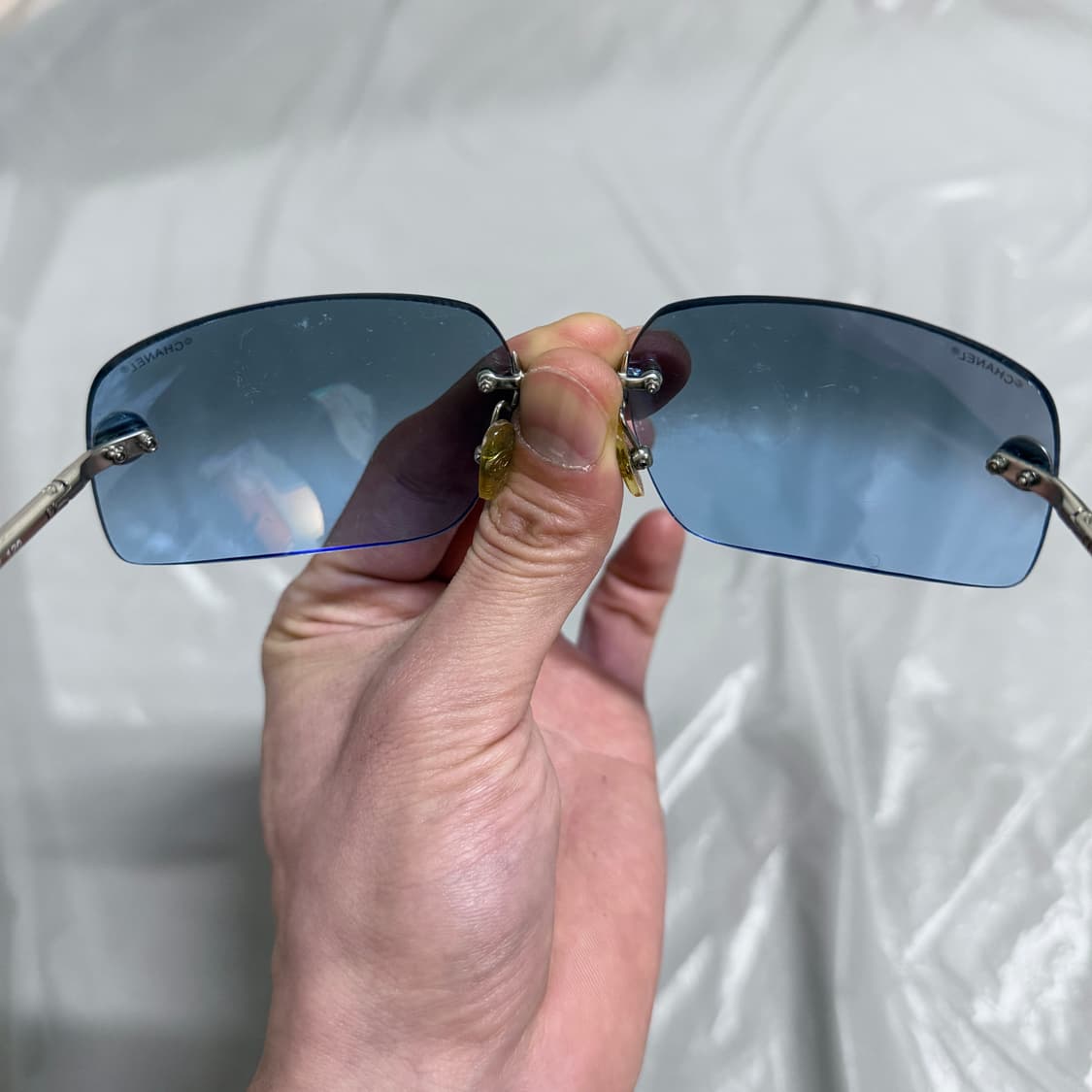 00‘s 샤넬 빈티지 무테 선글라스 상품이미지3