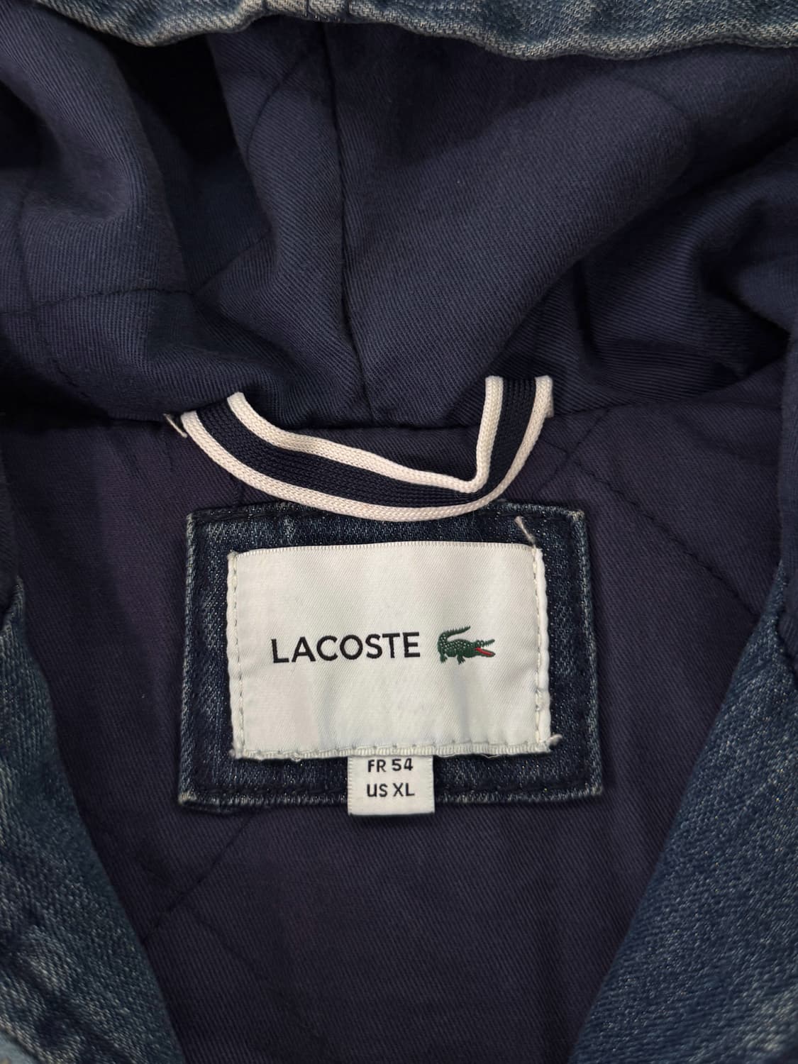 라코스테 루즈핏 00‘s 데님 액티브 후드 점퍼 상품이미지8