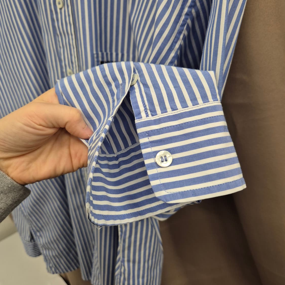 베트멍 메탈 링 롱슬리브 셔츠 M 상품이미지4