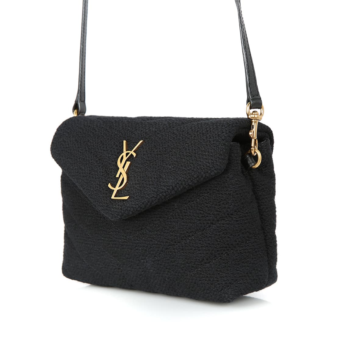 생로랑 루루백 토이 블랙 트위드 Y퀼팅 미니크로스백 678401 상품이미지2