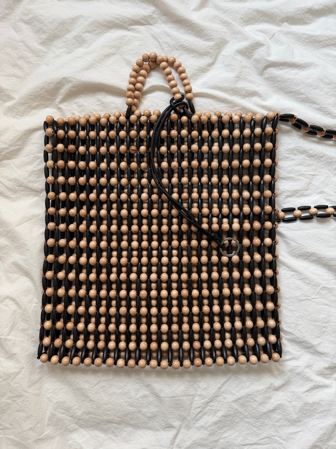 Cmmm Swdn Wooden Beads Bag 상품이미지3