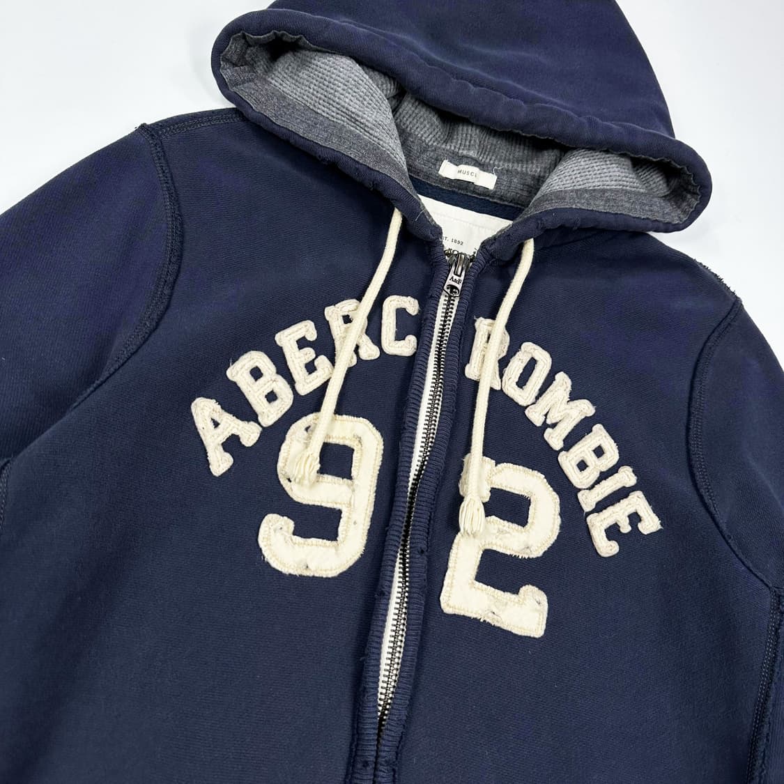 아베크롬비 og y2k 빈티지 후드집업 네이비 XL 상품이미지3