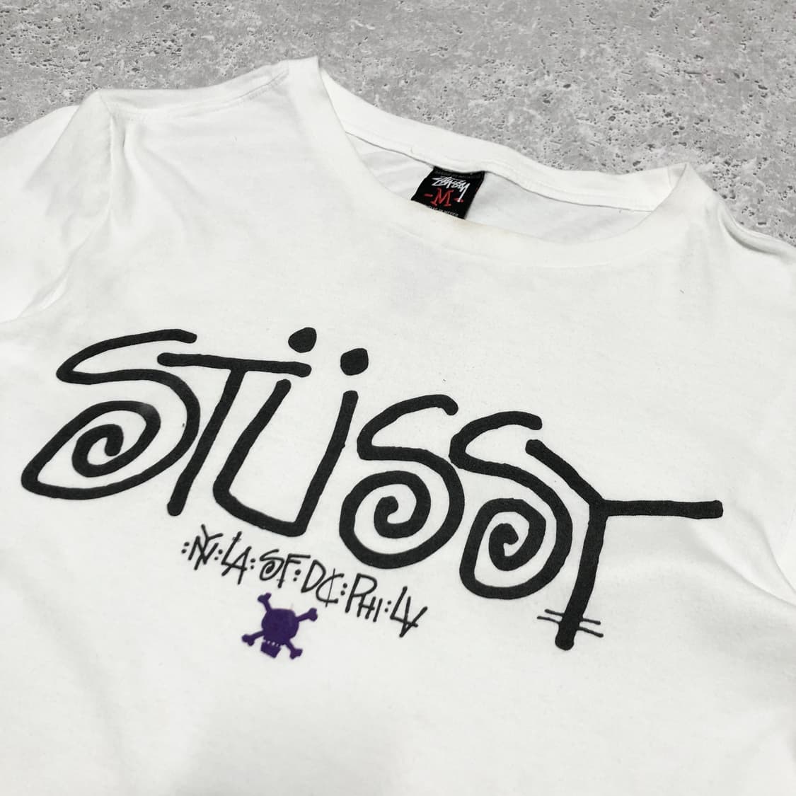 스투시 오버핏 크롭핏 티셔츠 긴팔 상품이미지3